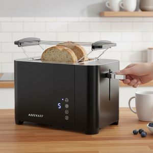 Nordhaus Smart Black Digital 2 Slice Toaster